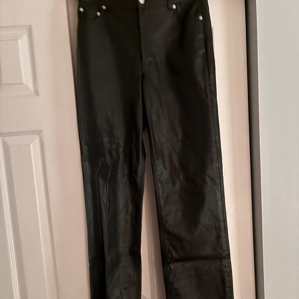 Zara leather pants
